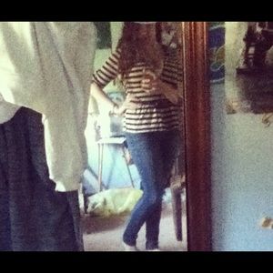 Peplum Full-Zip Hooded top